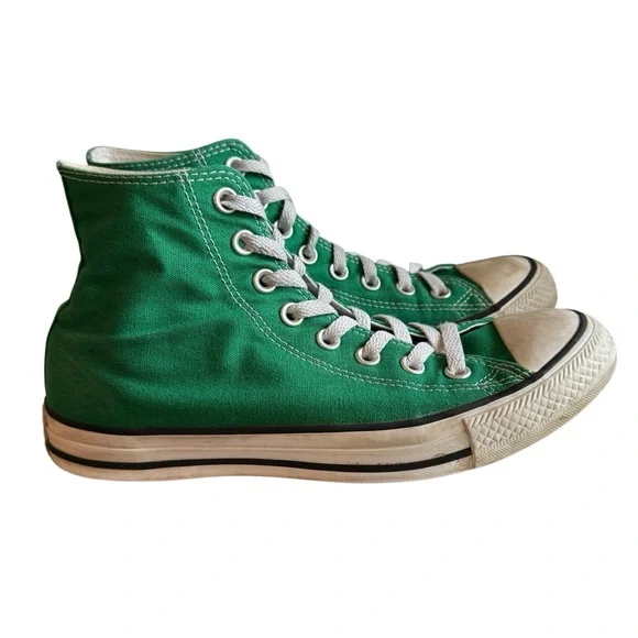 Converse Chuck Taylor All Star High Tops – Green – Women’s 8.5 - Picture 4 of 9